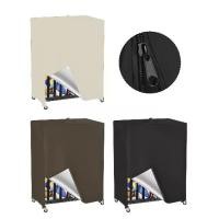 ราคา ที่เก็บกระเป๋ากอล์ฟ กันน้ำ มีซิปคู่ เข้าถึงง่าย เหมาะสำหรับชั้นวางขาตั้ง เข้ากันได้กับผ้า Oxford เคลือบ PU 420D มีสีดำ/เทา/ขาว/น้ำตาล (1732369470206936678)