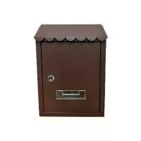 ราคา shophome468-HATO ตู้จดหมาย รุ่น BROOK-03 ขนาด 7x21x30 ซม.น้ำตาล รับประกันของเเท้ ขายร้อน (1731730715035141257)