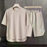 ราคา ชุดสูทผู้ชาย แฟชั่น แขนสั้น กางเกงขาสั้น ทรงหลวม สไตล์มินิมอล ลำลอง สูทสองชิ้น ชุดคู่รัก พลัสไซส์ แห้งไว เสื้อเชิ้ตผู้ชาย กางเกงขาสั้น (เสื้อ + กางเกง) Man สีเทา Clothing น้ำตาล แดง (17317478942314029