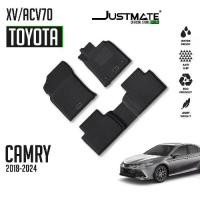 ราคา [JUSTMATE] TOYOTA พรมปูพื้นรถยนต์ CAMRY 2018 - 2024 Car ใช้ได้กับ น้ำมัน และ HEV (1729641940894844979)