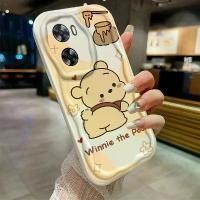 ราคา เคสกันกระแทกสำหรับ OPPO A57 2022 A57 4GWinnie the Pooh เคสลายคลื่น ไอศกรีม เคสป้องกันกล้อง (1729682685833546094)