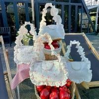 ราคา Sasi - Ruffle bag รุ่น กระเป๋าผ้าลายดอกไม้น่ารักๆ แนวมินิมอล สาวหวาน สีขาว/ครีม สวยโดดเด่น ไม่ซ้ำใคร สะพายบ่าโชว์สายระบายเก๋ๆ ตัดเย็บโดยฝีมือช่างคนไทย (1730989582854359556)