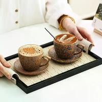 ราคา แก้วมัคเซรามิคสำหรับคู่รัก ชุด 2 ชิ้น พร้อมจานรอง ความจุ 175ml ปลอดสารตะกั่ว ไมโครเวฟปลอดภัย ถ้วยจับถนัดมือสร้างสรรค์ เหมาะสำหรับกาแฟ ชา อาหารเช้า ของขวัญคริสต์มาสและวันเกิด TikT (1732361491578259246)