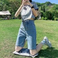 ราคา jeans กางเกงยีนส์ คาร์โก้ karina aespa skirt กางเกง ผ้า โร เชฟ 8 ส่วน โปรต้า กางเกง ยีนส์ กางเกง ป้าย wow แท้ ขา ม้า ผ้า นิ่ม กางเกง เวียดนาม ผู้ หญิง บอลลูน สั้น กางเกง ขาว ครีม โก๋ คิง (173150258661