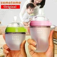 ราคา ขวดนม COMO TOMO ขวดนมพร้อมจุกนมซิลิโคน ขนาด 5oz/150ml / 8oz./250ml ขวดนมเสมือนเต้านมแม่ จุกนมนิ่ม บีบได้ขวดนม คอกว้าง คอแคบ พีเจ้น (1731224387954247999)