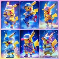 ราคา ชุดจิตรกรรมเพชร DIY ผ้าใบ อัพเกรด ลายดิจิมอน ปิกาจู 5D ผ้าใบกำมะหยี่ เพชรเต็ม เหมาะสำหรับห้องนั่งเล่น เย็บปักถักร้อยครอสติช เพชรบนเตียง ห้องรับประทานอาหาร ตกแต่งบ้าน ขนาดใหญ่ 30x50 ซม. KS (17298135266