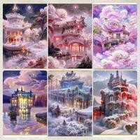 ราคา ชุดจิตรกรรมเพชร DIY ปราสาท Fairyland ผ้าใบ อัพเกรด 5D ผ้าใบกำมะหยี่ เพชรเต็ม เหมาะสำหรับห้องนั่งเล่น เย็บปักถักร้อยครอสติช ห้องนอนห้องรับประทานอาหาร ตกแต่งบ้าน มีขนาด 30 × 40 ซม. (1729772543834688332)