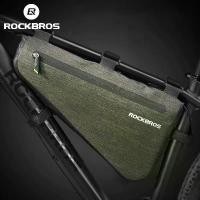 ราคา กระเป๋าใส่จักรยานกันน้ำ, ROCKBROS, ความจุมาก, เหมาะสำหรับ MTB และเฟรมถนน, กระเป๋าสามเหลี่ยม, กันน้ำ, กาว, กระเป๋าใส่จักรยาน, อุปกรณ์เสริม Pannier (1732312440257873715)