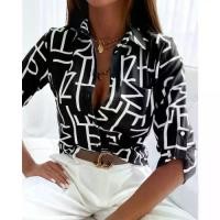 ราคา กางเกงเซเดย์maru shop เสื้อเชิ้ตผู้หญิง พิมพ์ลายแฟชั่นใหม่ หลุยส์วิตตอง ปกเรียบหรู แขนยาว อินเทรนด์ เสื้อกล้ามสีดำเกซิลี ลายปีก กาว 2025 (1732073813120878595)