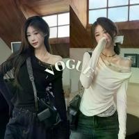 ราคา Vogueพร้อมส่ง เสื้อไหมพรมแขนยาว ไหมพรม สีพื้น ยืดตามตัว (Y0321) COD (1732005092477207719)