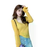 ราคา เสื้อสเวตเตอร์ถัก สำหรับผู้หญิง ฤดูใบไม้ร่วง บาง ขี้เกียจ คอกลม แขนยาว เสื้อสวมหัว สลิมฟิต กระชับสัดส่วน เสื้อฐาน สั้น เสื้อไหมพรมสายเดี่ยว เสื้อ ไหมพรม คอเต่า แขนกุด (1731967285423213174)