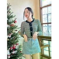 ราคา เสื้อคลุม ไหมพรม ชุดคุณหนู ถักละเอียด ใส่เที่ยว ใส่ทำงาน ใส่ไปคาเฟ่ เสื้อคลุมไหมพรม เสื้อคลุมคาดิแกน (1729879938744158776)