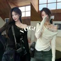 ราคา Vogueพร้อมส่ง เสื้อไหมพรมแขนยาว ไหมพรม สีพื้น ยืดตามตัว (Y0321) คลังสินค้า (1732161851652081138)