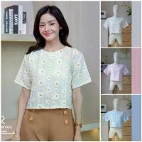 ราคา B16 เสื้อครอป ลายดอกเดซี่ ใส่ทํางาน ใส่เที่ยวได้ ผ้าไม่ต้องรีด Easter Egg Women Clothing ผู้หญิง ยืด ขนาด ใหญ่ หลวม กันหนาว มี กระดุม เสื้อแขนยาวตัว v เรืองแสง ไหมพรม ก (1731445065493154486)