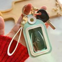 ราคา เคสกุญแจรถ ดีไซน์เรียบง่าย บุคลิกน่ารัก เหมาะสำหรับ Audi, Mercedes, BMW สากล โปร่งใส หน้าต่าง ตัวป้องกันเคสกุญแจรถ กระเป๋า ไหมพรม ใส่ เหรียญ (1732003673393235401)