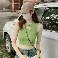 ราคา เสื้อชั้นใน สไตล์สาวฮอต ผู้หญิง เสื้อครอป ทรงสลิมฟิต แขนกุด ดีไซน์สวย สีเขียว ซอก เหมาะสำหรับฤดูร้อน เสื้อยืด เสื้อ ไหมพรม ผู้ หญิง แขน สั้น เสื้อ กราม เสือชีต้าร์ น่ารัก ๆ (1731640307187287501)