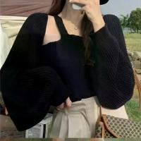 ราคา Dahong 6367 เสื้อคลุมคาร์ดิแกน เสื้อคลุม ไหมพรม แขนยาว สไตล์หลวมๆ แฟชั่นเกาหลี แขนค้างคาว คาร์ดิแกนแขนยาว (1729611034609027977)