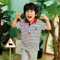 ราคา e'clat เสื้อโปโลเด็ก เสื้อเด็กผู้ชาย 1-6ปี ลายริ้ว งานปัก เนื้อผ้าเจอร์ซี่ 100%cotton ผ้ายืด เนื้อนิ่ม 9134 (1732540810479765188)