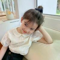ราคา เสื้อเชิ้ตปักลายสไตล์เกาหลี เสื้อนางฟ้าผ้าฝ้ายแท้ Col Claudine เสื้อผ้าแขนสั้นเด็กผู้หญิง แขนเจ้าหญิง งานปัก เสื้อลูกไม้ระบายอากาศ ในสต็อก (1729782318664747513)