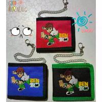 ราคา [ส่งฟรี] กระเป๋าสตางค์ติดโซ่ยุค90 ขนาด 2 พับ BEN10. สุดเท่ห์ งานปัก ขนาดพับแล้ว 11x9 cm. โซ่ยาว 23 cm. (1732149304967596984)