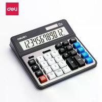 ราคา เครื่องคิดเลข Deli 2137 เครื่องคิดเลขแบบกล 12 หลัก หน้าจอขนาดใหญ่ เครื่องคิดเลขอิเล็กทรอนิกส์ทางการเงิน พาวเวอร์ซัพพลายคู่ (1732625847582557339)