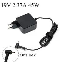 ราคา อะแดปเตอร์ AC, 19V 2.37A, 45W, 3.0X1.1mm, อะแดปเตอร์ชาร์จแล็ปท็อป, เหมาะสำหรับ Asus, Acer, Zenbook, UX21E, UX31K, UX32, UX42E, UX31E, อะแดปเตอร์โน๊ตบุ๊ค (1732443373000754294)
