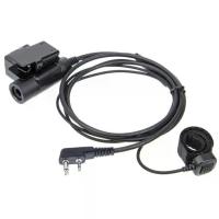ราคา อะแดปเตอร์ PTT U94 พร้อมไมโครโฟนนิ้วสำหรับวิทยุ ICOM IC-V8 V80 V82 ทนทานแบบกดเพื่อพูดคุยกับสาย PU สำหรับการสื่อสารแบบแฮนด์ฟรี (1732450170770720179)