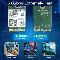ราคา การ์ด WiFi, Dual Band 2.4Ghz และ 5Ghz, ความเร็วในการรับส่งข้อมูล 3000Mbps, อะแดปเตอร์ WiFi 6, AX201NGW, Bluetooth 5.1, M.2 NGFF Key, เข้ากันได้กับ Win10, E CNVio 2 (1731286677104657883)