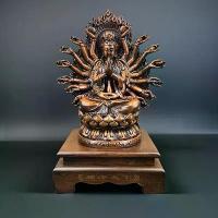 ราคา รูปปั้นพระโพธิสัตว์กวนอิมพันตำนาน ทำด้วยมือจากเรซินคุณภาพสูง นำสันติภาพและพรเข้าสู่บ้านของคุณ รูปปั้นเด็กเล็ก เหมาะสำหรับตกแต่งคริสต์มาสและฮาโลวีน ของตกแต่งบ้านในฤดูใบไม้ร่วง ของสะสม (1732695928032233