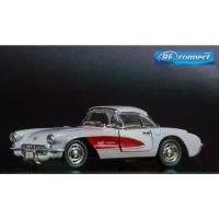 ราคา จัดส่งภายในประเทศไทย COD. โมเดลรถเหล็ก โมเดลรถเชฟโรเลต คอร์เวทท์ 2 ประตู คลาสสิค อเมริกา ของเล่น ของสะสม KINSMART 1:34 Model 1957 Chevrolet Corvette sports America classic dieca (1732617742702314936)