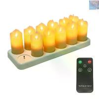 ราคา เทียนไฟฟ้า Doth 4 คีย์ ไส้ตะเกียง ไร้ตำหนิ ชาร์จใหม่ได้ สีเหลืองอบอุ่น สำหรับใช้ในบ้าน 12 ชิ้น เหรียญ พระพรหม หน้า อาจารย์เฮง (1732174461247981420)