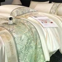 ราคา ชุดเครื่องนอน สไตล์นอร์ดิก เรียบง่าย หรูหรา ราคาไม่แพง ทำจากผ้าไหมน้ำแข็ง ชุด 4IN1 ผ้าปูที่นอนแบน ผ้าปูที่นอน/คิงไซส์ ผ้าปูที่นอนนุ่มสบาย ปลอกผ้านวม เหรียญ พระพรหม หน้า อาจารย์เฮง (1732090062908524396