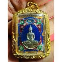 ราคา ￼เหรียญแสตมป์ พิมพ์ใหญ่ หลววพ่อโสธร วัดโสธรแปดริ้ว เนื้อกะไหล่เงินลงยา เลี่ยมทองไมครอน พระ เหรียญ (1730990771426068510)