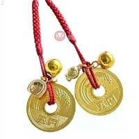 ราคา เครื่องรางญี่ปุ่น เหรียญ 5 เยน เหรียญแท้ เหรียญใหม่ สวยเฉียบ ตรงปก สายเชือกพร้อมเครื่องรางจิ๋ว มีบริการเก็บ (1732419730003297853)