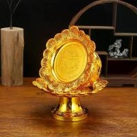 ราคา จานผลไม้, จานข้อเสนอดอกบัว, ถาดถวายพระพุทธรูป, วัสดุพลาสติกโลหะเลียนแบบ, เหมาะสำหรับการถวายบูชาขอพร, จานผลไม้ขาตั้งสูง พระพุทธ พระพุทธ เหรียญ นางกวัก หล (1732045171180275382)