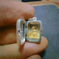 ราคา พระพุทธรูปขนาดเล็ก, Ksitigarbha Bodhisattva, แกะสลักด้วยไมโคร, แบบพกพาและขนาดเล็ก, จี้สร้อยคอแบบเปิดได้, ชุบทอง, อุปกรณ์เสริมพระพุทธรูปป้องกัน, [COD] เหรียญ สมเด็จฮุนเซน ตะกรุด (1732081338275825142)