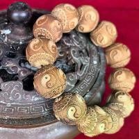 ราคา สร้อยข้อมือผู้ชาย, งานฝีมือโดยพี่ชาย, ทำจากไม้ชิงไม้วิเศษ, พร้อมลวดลายมงคล, ลูกปัดแปดไดอะแกรม, ลูกปัดพุทธ, ของเล่นทางวัฒนธรรม, กระบอกข้าวทองเหลือง, กระถางเงินเฟื่องฟูสองอัน, กระถ (1732433949651141801)