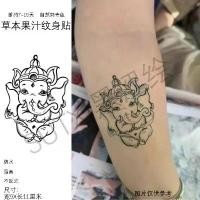 ราคา สติ๊กเกอร์รอยสัก สมุนไพร กึ่งถาวร รอยสักน้ำผลไม้เทพช้างน้อย สีสำหรับผู้ชายและผู้หญิง ติดทนนาน กันน้ำ สมจริง ไม่สะท้อนแสง พร ว่าน ปี 2497 พร เหรียญ เจริญ ว่าน หล (1732035631026505195)