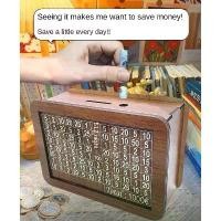 ราคา กล่องเงิน ดิจิตอล สไตล์เรโทร วัสดุไม้ สามารถเก็บเงินเก่า เหรียญ และธนบัตร ชิ้นตกแต่ง ใช้ซ้ำได้ มาพร้อมองค์ประกอบเคาน์เตอร์ประหยัดเป้าหมาย (1731760106759882425)