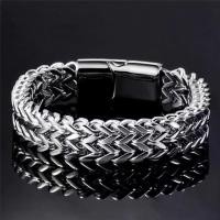 ราคา สร้อยข้อมือสองแถว ทอ ทำจากสแตนเลส ดีไซน์ทันสมัย เรียบง่าย เหมาะสำหรับสวมใส่ส่วนบุคคล เครื่องประดับผู้ชาย สไตล์ฮิปฮอป เหรียญ หลวง พ่อ คูณ สปริง พุก พระเลี่ยม กรอบ ต่าง หูเงิน สร้อ (1732075827818956176)