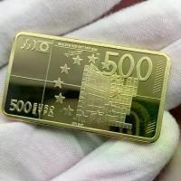 ราคา เหรียญที่ระลึก, สหภาพยุโรป, บล็อกชุบทองสี่เหลี่ยม, เหรียญทอง 500 เหรียญ, เหรียญทอง, เหรียญที่ระลึก, เหรียญกระจกสกุลเงินต่างประเทศผิดปกติ (1732580447022187803)