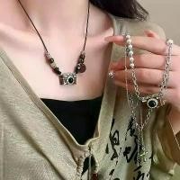 ราคา สร้อยคอเหล็กไททาเนียม สไตล์เรโทร พู่กล้องสีน้ำตาล โซ่เสื้อกันหนาวมุก สำหรับผู้หญิง สไตล์หวานและเท่ ดีไซน์สุดฮอต Y213 เหรียญ หลวง พ่อ คูณ สปริง พุก พระเลี่ยม กรอบ (1732036513379419536)