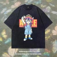 ราคา เสื้อยืดแขนสั้นผู้ชาย สไตล์ญี่ปุ่น วินเทจ ซักน้ำ TKPA พิมพ์ลายการ์ตูนญี่ปุ่น ซักน้ำและเก่า โอเวอร์ไซส์ แบรนด์เทรนด์จีนแนวสตรีท ครึ่งแขน เหมาะสำหรับผู้ชายและผู้หญิง (1732298716658108987)