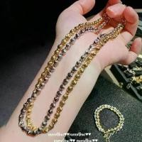 ราคา สร้อยคอลูกปัดตาแมว, สไตล์เรโทรอิตาลี, ชุบทอง 18K, สร้อยข้อมือลูกปัดแกะสลักเลเซอร์, วินเทจ (1731919064131667898)