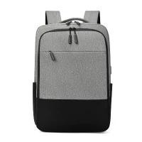 ราคา กระเป๋าเป้ธุรกิจ วินเทจ ลำลอง ผ้า Oxford ไหล่คู่ บล็อคสี สำหรับผู้ชาย CF* (1731832762708101820)