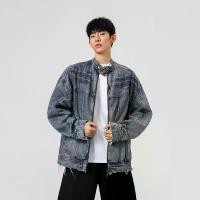 ราคา เสื้อแจ็กเก็ตยีนส์ สไตล์อเมริกัน มอเตอร์ไซค์ เย็บปะติดปะต่อกันโลหะ ความยาวสั้น วินเทจ เท่ ซิป สตรีท เหมาะสำหรับ Workwear เสื้อ mc ผ้า ร่ม มี หมวก แจ็คเก็ต เดินป่า เสื้อ แจ (1732410902090974408)