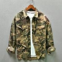 ราคา เสื้อคาร์โก้ ลายพราง สไตล์ทหาร อเมริกัน อินเทรนด์ หลายกระเป๋า เสื้อเบลาส์แขนยาว ทหารกลางแจ้ง วินเทจ เสื้อเอนกประสงค์ สำหรับผู้ชาย (1730159513014470771)