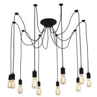 ราคา THC โคมไฟห้อย วินเทจ โคมแมงมุม ติดเพดาน 10 หัว ขั้ว E27 (1729610002395073380)