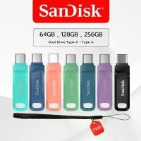 ราคา SANDISK ULTRA DUAL DRIVE GO USB TYPE C 32GB 64GB 128GB 256GB (SDDDC3) FlashDrive แฟลชไดรฟ์ Android สินค้าดี (1731397722894731796)