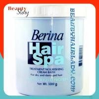ราคา Berina hair spa เบอริน่า แฮร์ สปา ทรีตเมนท์ 1000ml กระปุกฟ้า* สำหรับผมแห้งเสีย ที่ผ่านการดัด ย้อม กัดสีผม ผมแตกปลาย ฟิล์ม ซับมัน (1732481942900016609)